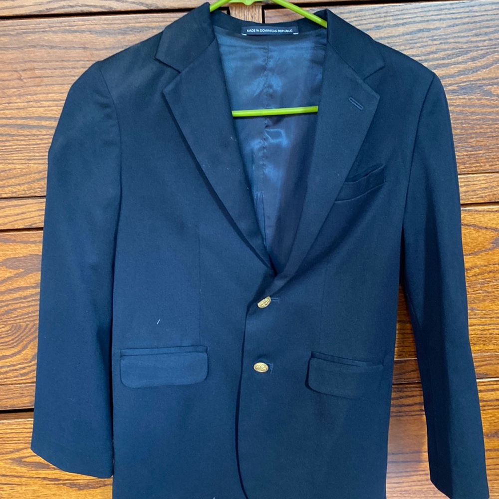 Dillard Class Club navy blazer boys size 12
